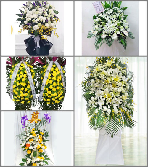 广西桂林灌阳县观音阁乡自振村白事花篮预定