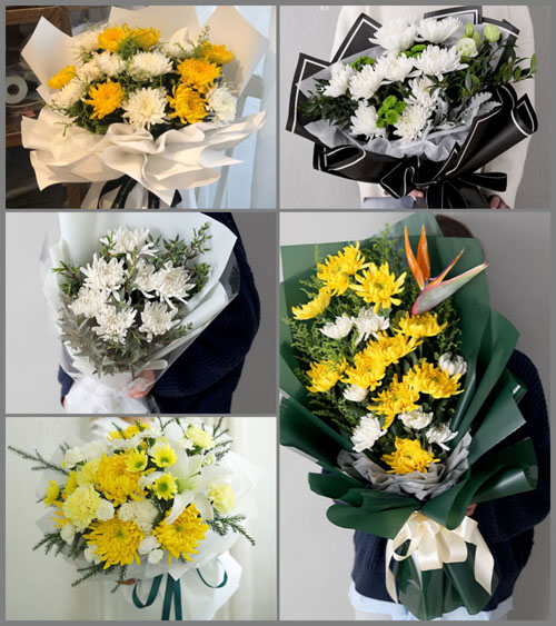 广西桂林灌阳县观音阁乡自振村白事花束代送